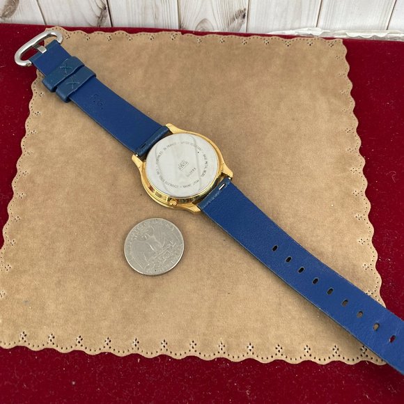 Vintage JAZ Paris French Moonphase 18 Karat Gold 10 Micron Plated - Picture 7 of 7